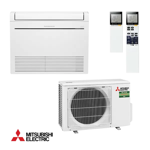 Инверторен подово-таванен климатик Mitsubishi Electric MFZ-KT35VG + SUZ-M35VA – Подов тип